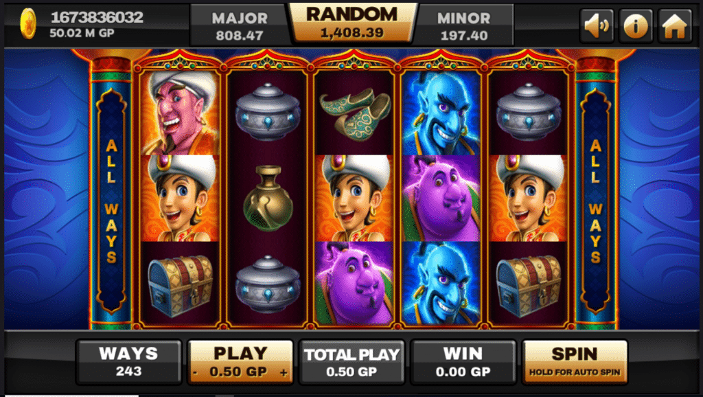 รีวิวเกมส์สล็อต Aladdin